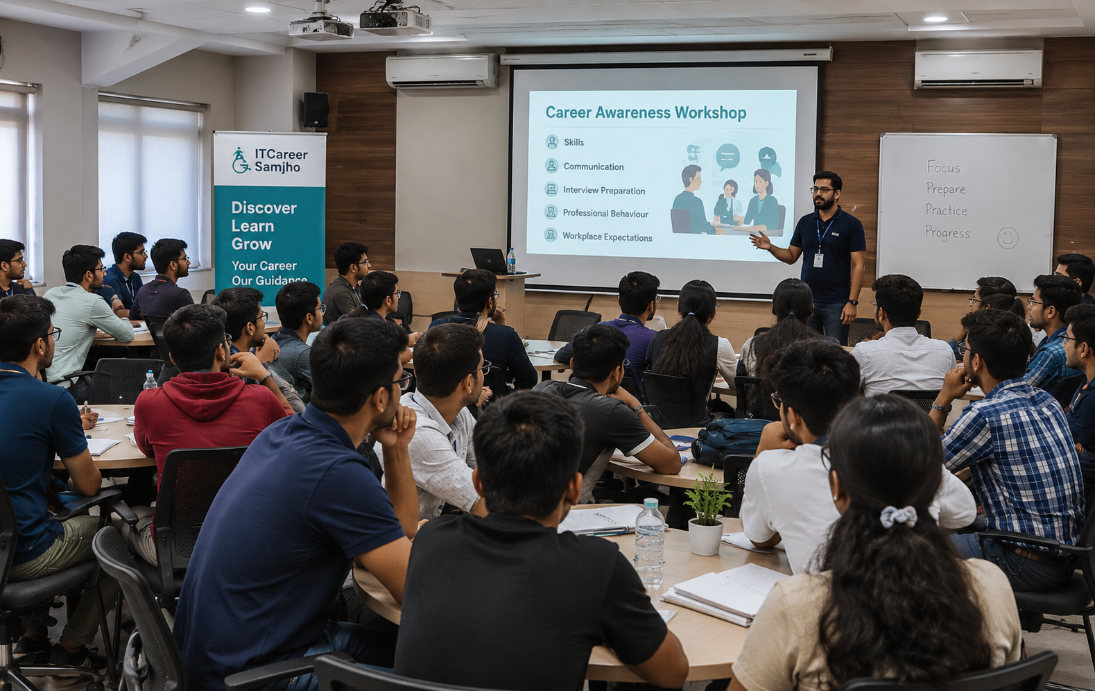 Students attending workshop photos